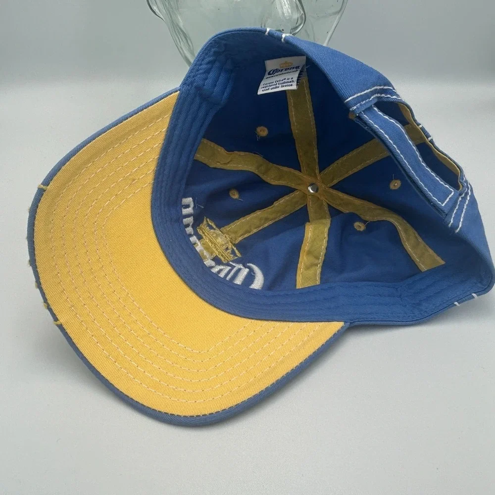 Corona Beer Hat Cap Blue White Promo Crown 2015 Lime Preppy Summer Embroidery
